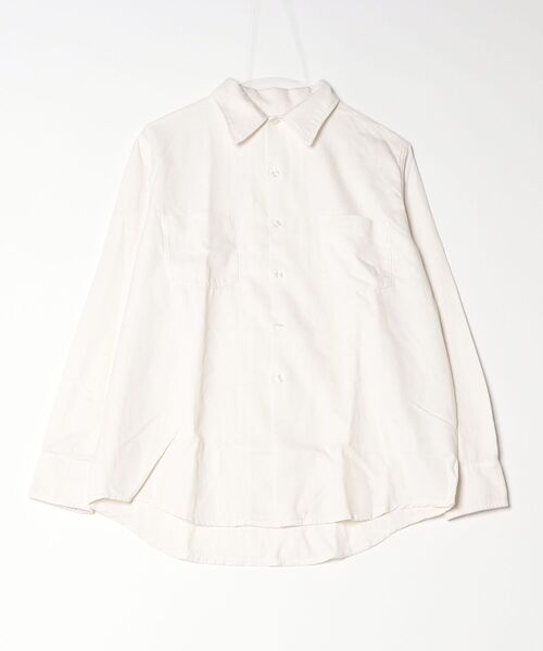 AUTHEN(オーセン)の「【AUTHEN】オーセン/ SILKNIZED TWILL REGULAR SHIRT(ユニセックス)(シャツ/ブラウス・メンズ・ブラック/オフホワイト/ブラウン/ブラック系その他・MEDIUM/LARGE/SMALL)」の10枚目の写真