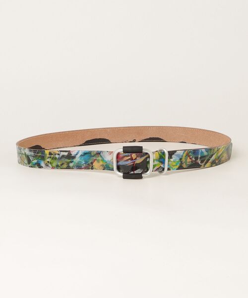 macromauro(マクロマウロ)の「【macromauro】AL BELT PAINT 30mm/BLACK(ベルト・メンズ・A/B/C・FREE)」の2枚目の写真