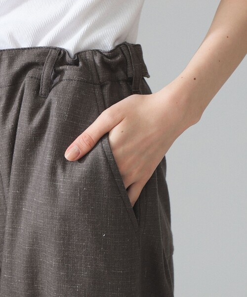 maturely(マチュアリー)の「maturely / リネン ウール ミリタリー パンツ(その他パンツ・レディース・グレー/ベージュ・1/0)」の17枚目の写真