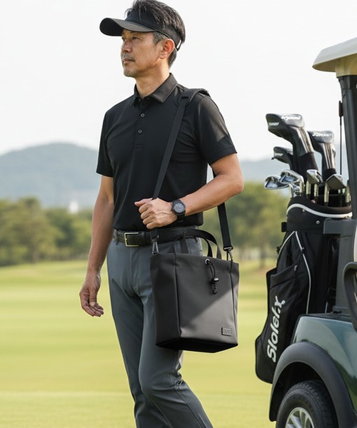 sankyo shokai（サンキョウショウカイ）の「[PRAIRIE] ACTIVE 3way 防水 軽量 巾着ショルダーバッグ（ショルダーバッグ・レディース・グレー/ネイビー/ブラック・FREE）」の7枚目の写真