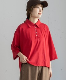 並びボタンポロトップス