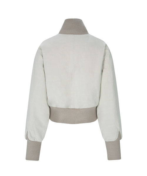 PLEASENOFOLLOW(プリーズノーフォロー)の「Sena High Neck Button Jacket (Cloudy)(その他アウター・レディース・その他・FREE)」の4枚目の写真