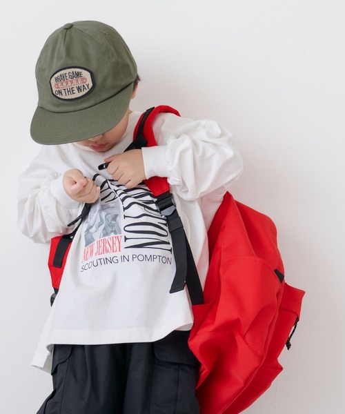 LOWRYS FARM（ローリーズファーム）の「アソートプリントロンＴＬＳ　1049005（Tシャツ/カットソー・キッズ・オフホワイト/レッド/ブラック/グレー・120cm/110cm/150cm/140cm/130cm）」の17枚目の写真