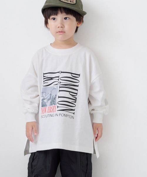 LOWRYS FARM（ローリーズファーム）の「アソートプリントロンＴＬＳ　1049005（Tシャツ/カットソー・キッズ・オフホワイト/レッド/ブラック/グレー・120cm/110cm/150cm/140cm/130cm）」の20枚目の写真