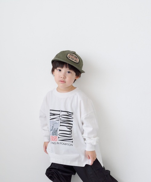 LOWRYS FARM（ローリーズファーム）の「アソートプリントロンＴＬＳ　1049005（Tシャツ/カットソー・キッズ・オフホワイト/レッド/ブラック/グレー・120cm/110cm/150cm/140cm/130cm）」の18枚目の写真