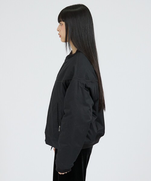 TOWNCRAFT(タウンクラフト)の「【TOWNCRAFT/タウンクラフト】Linning Short Jacket / ショートダービージャケット / ユニセックス(ブルゾン・メンズ・ブラック・L/M)」の7枚目の写真