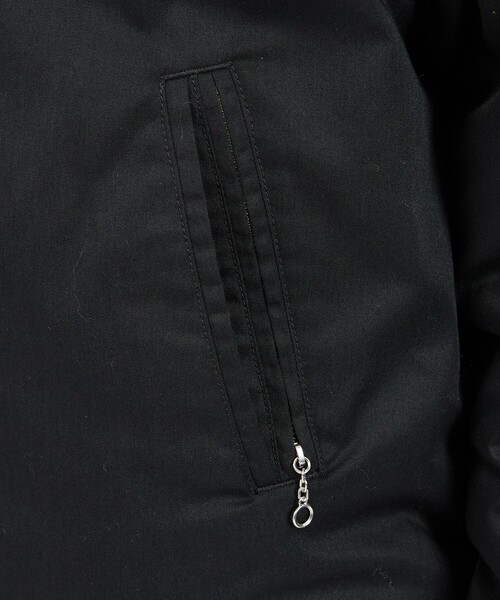 TOWNCRAFT(タウンクラフト)の「【TOWNCRAFT/タウンクラフト】Linning Short Jacket / ショートダービージャケット / ユニセックス(ブルゾン・メンズ・ブラック・L/M)」の2枚目の写真