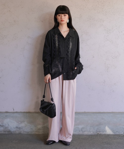 Bab(バブ)の「【サイズ展開あり】ベイカーパンツ(その他パンツ・レディース・ピンク/ブラック/ブラウン・S/M)」の1枚目の写真