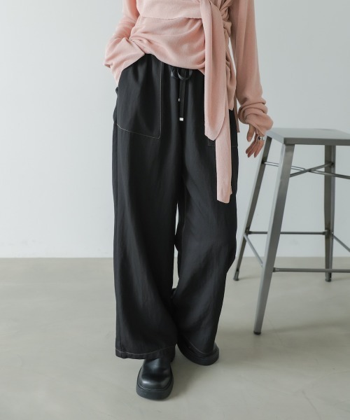 Bab(バブ)の「【サイズ展開あり】ベイカーパンツ(その他パンツ・レディース・ピンク/ブラック/ブラウン・S/M)」の4枚目の写真
