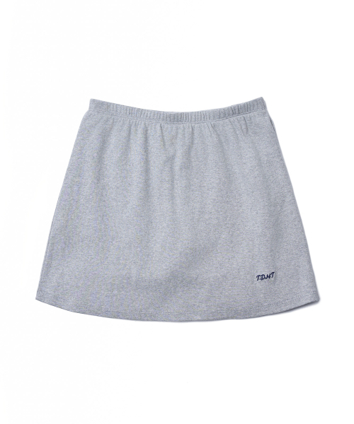 TTUDEMENT（トュードメント）の「50s EMBROIDERED MINI PANTSKIRT_MELANGE GREY（スカート・レディース・その他・SMALL/MEDIUM）」の2枚目の写真