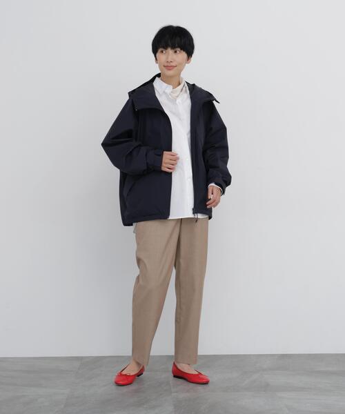 human woman(ヒューマンウーマン)の「◆【名品 / マルチサイズ / ストレッチ / ウォッシャブル】ピケスエードスリムストレートパンツ(その他パンツ・レディース・グレー系その他/ベージュ系その他・LARGE/SMALL/MEDIUM)」の19枚目の写真