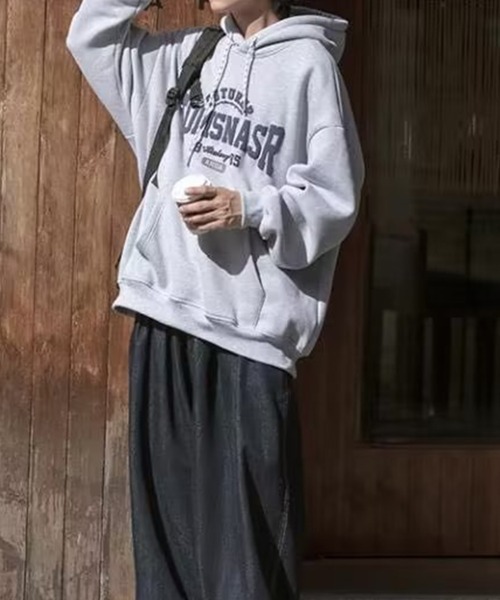 KELVIN（ケルヴァン）の「College Logo Hoodie カレッジロゴフーディー（パーカー・メンズ・ライトグレー/ネイビー・MEDIUM/LARGE）」の9枚目の写真