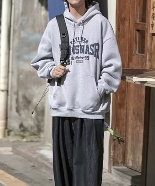 KELVIN（ケルヴァン）の「College Logo Hoodie カレッジロゴフーディー（パーカー・メンズ・ライトグレー/ネイビー・MEDIUM/LARGE）」の11枚目の写真
