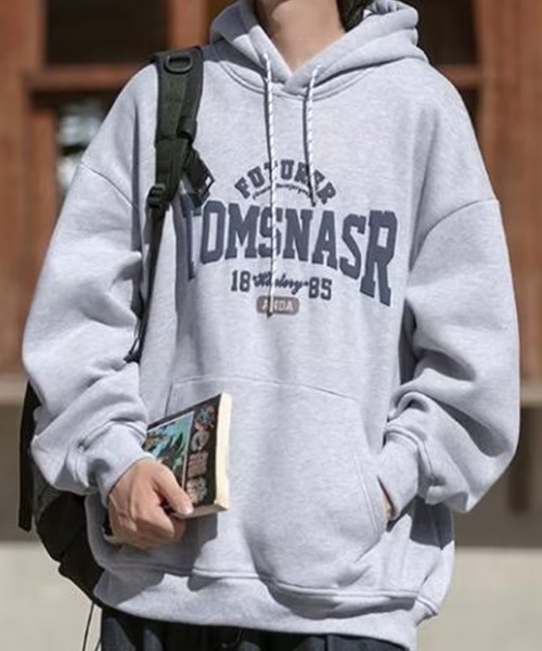 KELVIN（ケルヴァン）の「College Logo Hoodie カレッジロゴフーディー（パーカー・メンズ・ライトグレー/ネイビー・MEDIUM/LARGE）」の12枚目の写真