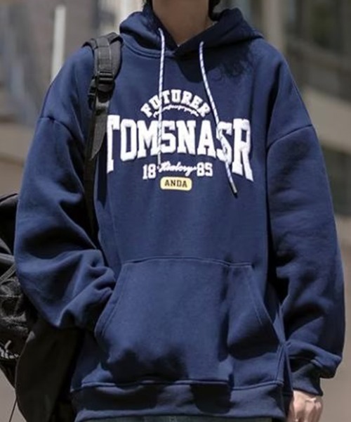 KELVIN（ケルヴァン）の「College Logo Hoodie カレッジロゴフーディー（パーカー・メンズ・ライトグレー/ネイビー・MEDIUM/LARGE）」の20枚目の写真