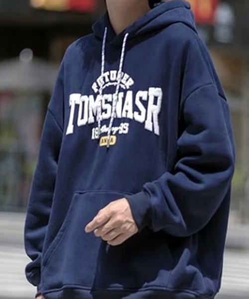 KELVIN（ケルヴァン）の「College Logo Hoodie カレッジロゴフーディー（パーカー・メンズ・ライトグレー/ネイビー・MEDIUM/LARGE）」の22枚目の写真