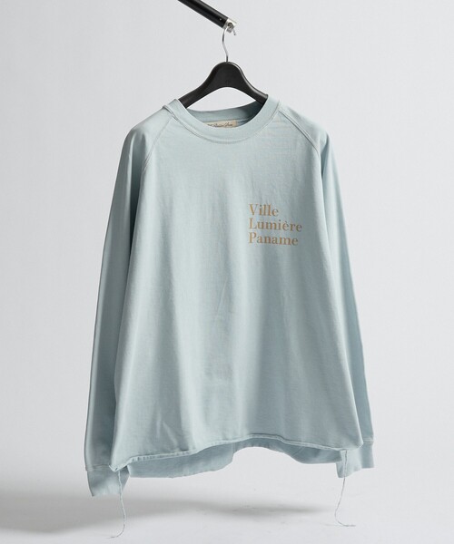 ABAHOUSE（アバハウス）の「【REMI RELIEF / レミレリーフ】別注 カットオフ スウェット / オーバーサイズ（スウェット・メンズ・ブラック/アイボリー/サックスブルー・L/M）」の3枚目の写真
