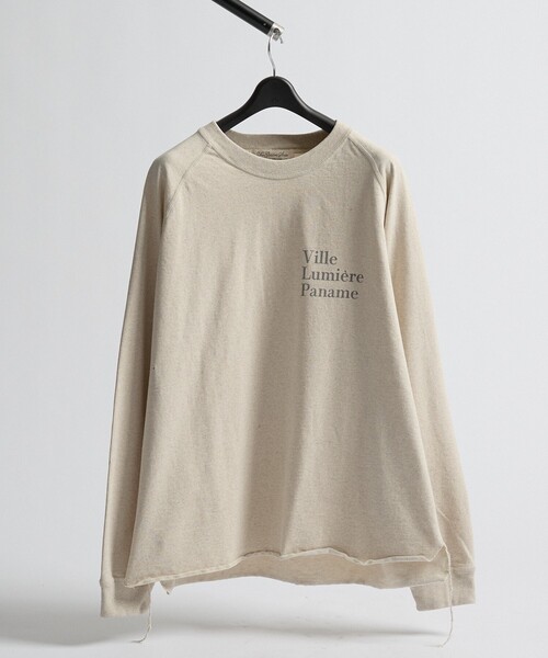 ABAHOUSE（アバハウス）の「【REMI RELIEF / レミレリーフ】別注 カットオフ スウェット / オーバーサイズ（スウェット・メンズ・ブラック/アイボリー/サックスブルー・L/M）」の2枚目の写真