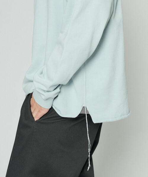 ABAHOUSE（アバハウス）の「【REMI RELIEF / レミレリーフ】別注 カットオフ スウェット / オーバーサイズ（スウェット・メンズ・ブラック/アイボリー/サックスブルー・L/M）」の19枚目の写真
