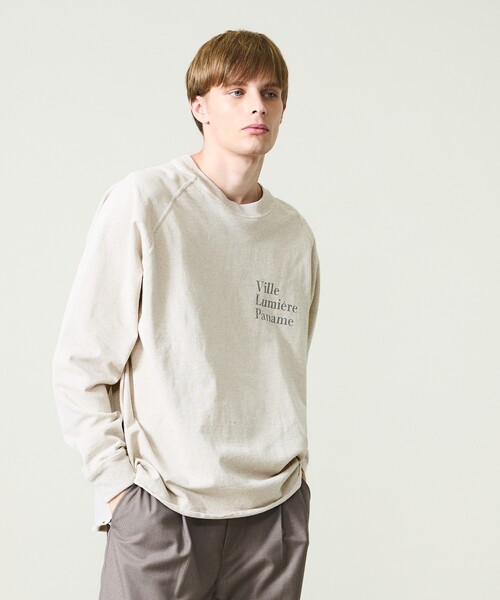 ABAHOUSE（アバハウス）の「【REMI RELIEF / レミレリーフ】別注 カットオフ スウェット / オーバーサイズ（スウェット・メンズ・ブラック/アイボリー/サックスブルー・L/M）」の21枚目の写真