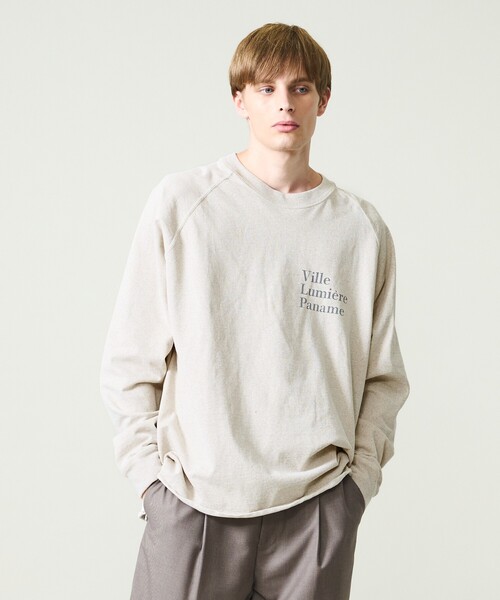 ABAHOUSE（アバハウス）の「【REMI RELIEF / レミレリーフ】別注 カットオフ スウェット / オーバーサイズ（スウェット・メンズ・ブラック/アイボリー/サックスブルー・L/M）」の22枚目の写真