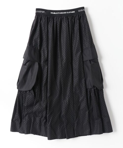 DOUBLE STANDARD CLOTHING(ダブルスタンダードクロージング)の「タイプライター フレアスカート(スカート・レディース・カーキ/ブラック・36/38)」の18枚目の写真