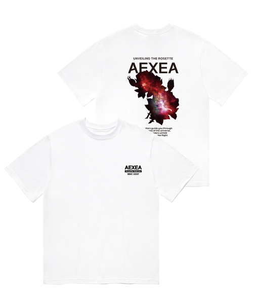 AEXEA(アクシー)の「ジャスミンソンウム 半袖Tシャツ F05BRD_ABX11068(Tシャツ/カットソー・メンズ・ホワイト/ブルー/グレー系その他/ブラック・S/XL/M/L)」の2枚目の写真