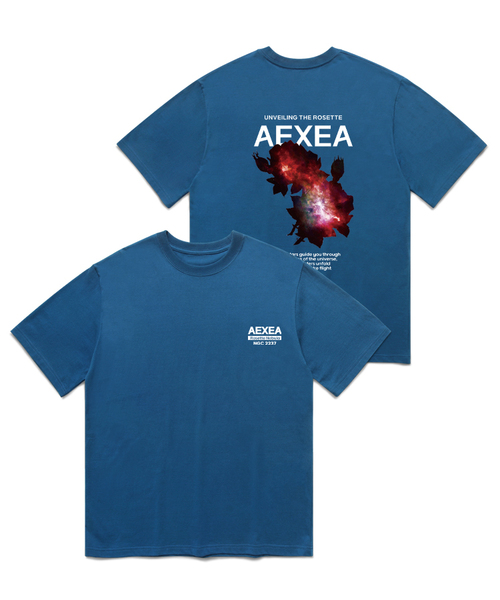 AEXEA(アクシー)の「ジャスミンソンウム 半袖Tシャツ F05BRD_ABX11068(Tシャツ/カットソー・メンズ・ホワイト/ブルー/グレー系その他/ブラック・S/XL/M/L)」の4枚目の写真