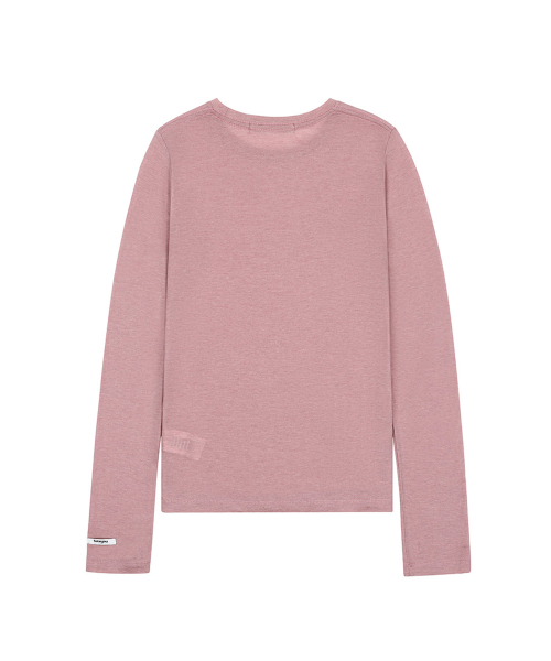 LOTSYOU(ロッツユー)の「Noa Wool Round neck T-shirt Pink(Tシャツ/カットソー・レディース・その他・OS)」の2枚目の写真