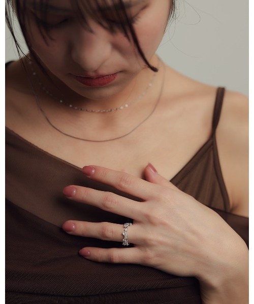 ChooMia(チュミア)の「ミックスカットカラージルコニアリング<ChooMiaオリジナル>(リング・レディース・ピンク系/ゴールド系/シルバー系/イエロー系/イエロー系1/ピンク系1・13号/11号)」の10枚目の写真