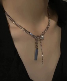 E.M.A.N.O.N（エマノン）の「【E.M.A.N.O.N】【466939】ニュアンスMIXチェーンネックレス(RO)（ネックレス）」