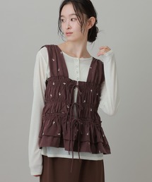 刺繍フリルビスチェ / 1056738