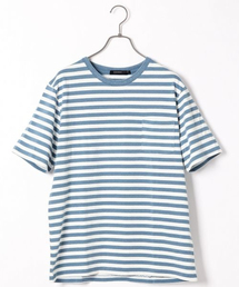 RAGEBLUE | インディゴジャガードTシャツ/714943(Tシャツ/カットソー)