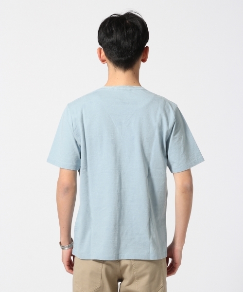RAGEBLUE(レイジブルー)の「インディゴジャガードTシャツ/714943(Tシャツ/カットソー・メンズ・ブルー/ネイビー/ブルー系その他/ライトブルー/その他/その他1・MEDIUM/LARGE)」の14枚目の写真