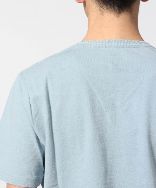 RAGEBLUE(レイジブルー)の「インディゴジャガードTシャツ/714943(Tシャツ/カットソー・メンズ・ブルー/ネイビー/ブルー系その他/ライトブルー/その他/その他1・MEDIUM/LARGE)」の20枚目の写真