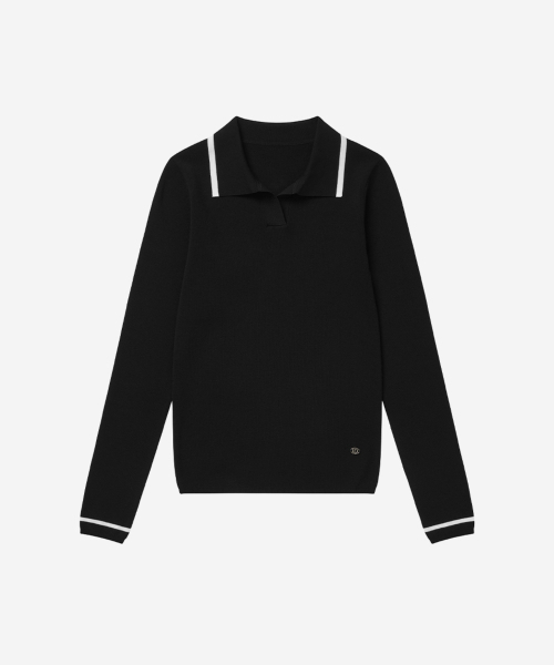 LORDLOAR(ロードロアル)の「ライン配色カラー ニット BLACK(ニット/セーター・レディース・その他・SMALL/MEDIUM/LARGE)」の4枚目の写真