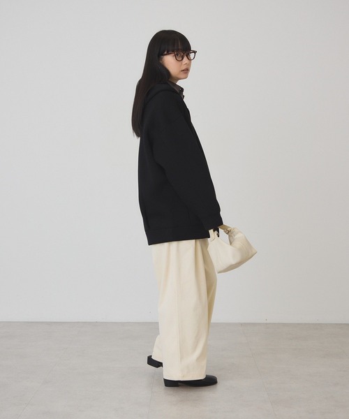AMERICAN HOLIC(アメリカンホリック)の「【マルチ機能】カットコーデュロイストレートワイド(その他パンツ・レディース・アイボリー/ライトイエロー/グレイッシュベージュ/チャコールグレー・L/M)」の16枚目の写真