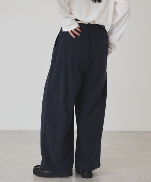 AMERICAN HOLIC(アメリカンホリック)の「【マルチ機能】カットコーデュロイストレートワイド(その他パンツ・レディース・アイボリー/ライトイエロー/グレイッシュベージュ/チャコールグレー・L/M)」の20枚目の写真