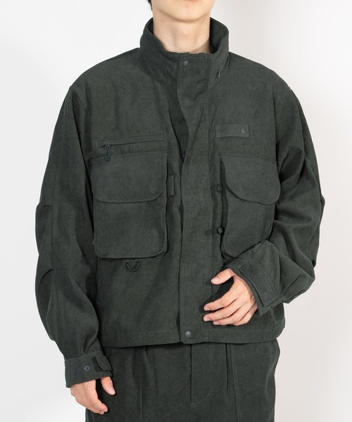 DAIWA PIER39(ダイワピア39)の「TECH WADING JACKET CORDUROY BJ-43026W(ブルゾン・メンズ・ネイビー/グリーン・SMALL/X-LARGE/LARGE/MEDIUM)」の1枚目の写真