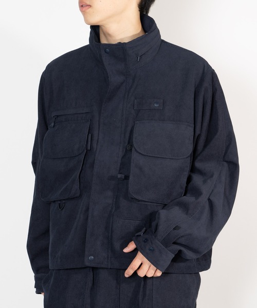 DAIWA PIER39(ダイワピア39)の「TECH WADING JACKET CORDUROY BJ-43026W(ブルゾン・メンズ・ネイビー/グリーン・SMALL/X-LARGE/LARGE/MEDIUM)」の4枚目の写真