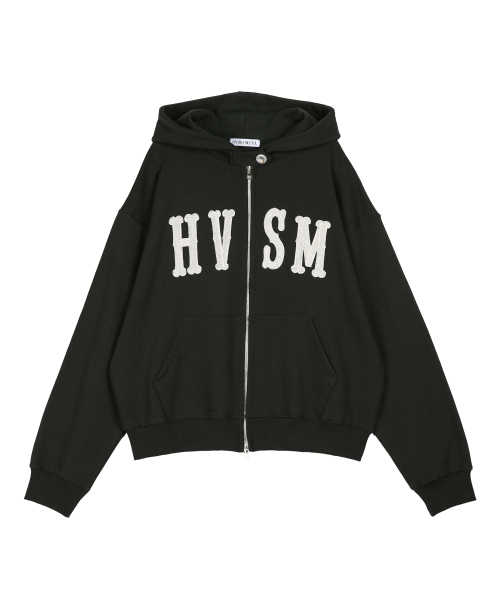 HAVISM(ヘビズム)の「HVSM STITCH ZIP UP HOOD(CHARCOAL)(パーカー・レディース・その他・FREE)」の1枚目の写真