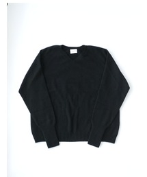 superNova.（スーパーノヴァ）の「別注 Whole Garment V-Neck Wool/Cashmere/Silk（ニット/セーター）」