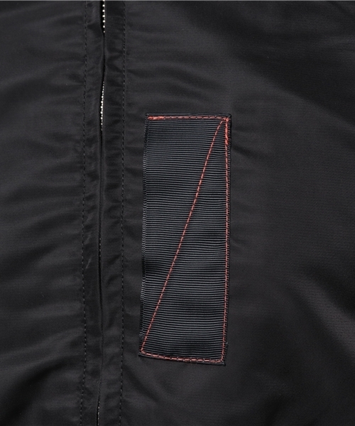 rovtski（ロフトスキー）の「ナイロン MA-1（MA-1・メンズ・ブラック/オリーブ・MEDIUM）」の7枚目の写真