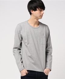 Denime | 【MadeInJapan】BASIC CUTSEW/ベーシックカットソークルーネックポケットロンＴ(Tシャツ/カットソー)