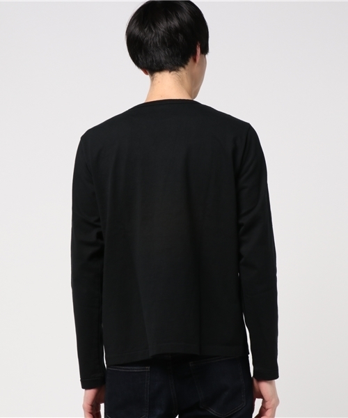 Denime（ドゥニーム）の「【MadeInJapan】BASIC CUTSEW/ベーシックカットソークルーネックポケットロンＴ（Tシャツ/カットソー・メンズ・杢グレー/ホワイト/ワイン/ブラック/ネイビー・SMALL/MEDIUM/LARGE/X-LARGE）」の7枚目の写真