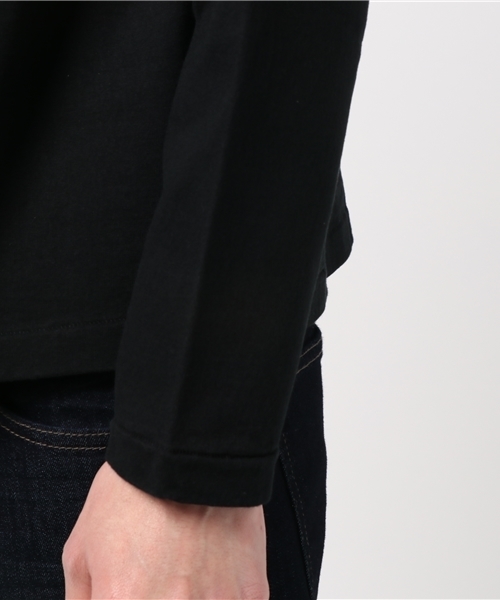 Denime（ドゥニーム）の「【MadeInJapan】BASIC CUTSEW/ベーシックカットソークルーネックポケットロンＴ（Tシャツ/カットソー・メンズ・杢グレー/ホワイト/ワイン/ブラック/ネイビー・SMALL/MEDIUM/LARGE/X-LARGE）」の9枚目の写真