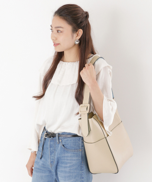 RODE SKO(ロデスコ)の「RODE SKO COKKIE 縦長トート(トートバッグ・レディース・ベージュ/ブラック系その他/グレー・FREE)」の15枚目の写真