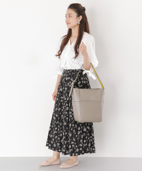 RODE SKO(ロデスコ)の「RODE SKO COKKIE 縦長トート(トートバッグ・レディース・ベージュ/ブラック系その他/グレー・FREE)」の17枚目の写真