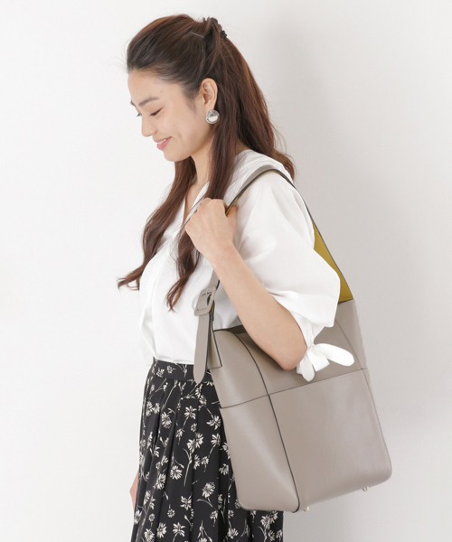 RODE SKO(ロデスコ)の「RODE SKO COKKIE 縦長トート(トートバッグ・レディース・ベージュ/ブラック系その他/グレー・FREE)」の18枚目の写真