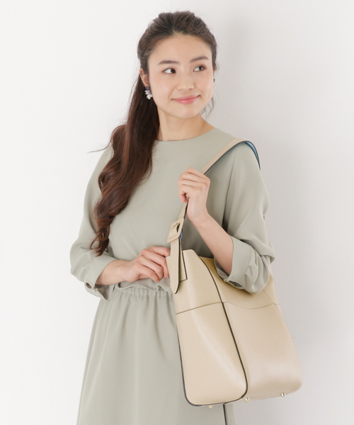 RODE SKO(ロデスコ)の「RODE SKO COKKIE 縦長トート(トートバッグ・レディース・ベージュ/ブラック系その他/グレー・FREE)」の8枚目の写真